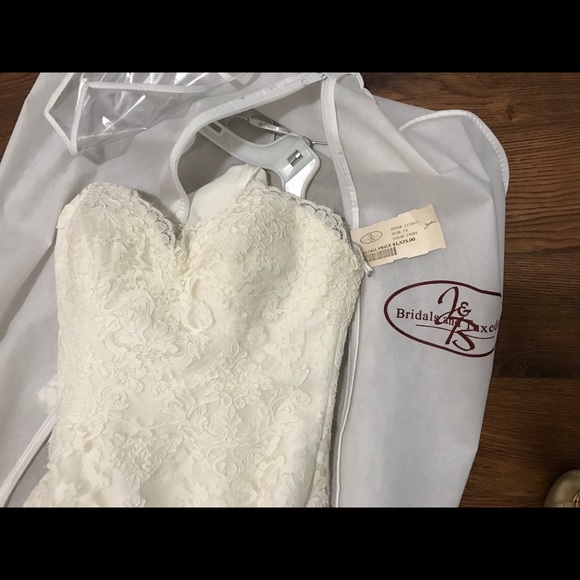 Lace Maggie Sottero Fit & Flare Wedding Dress - Picture 4 of 9